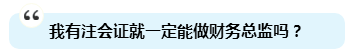 為啥注會證書能獨得財務總監恩寵？