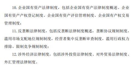 2020年注冊會計師《經(jīng)濟法》科目考試大綱的考試目標(biāo)