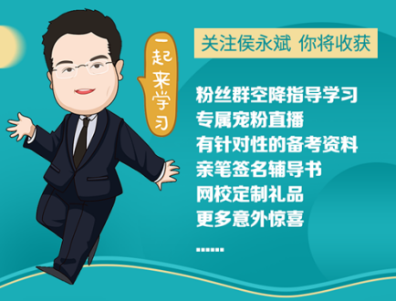 侯永斌老師微信公眾號開通啦 加入粉絲群有機會得救命稻草哦！