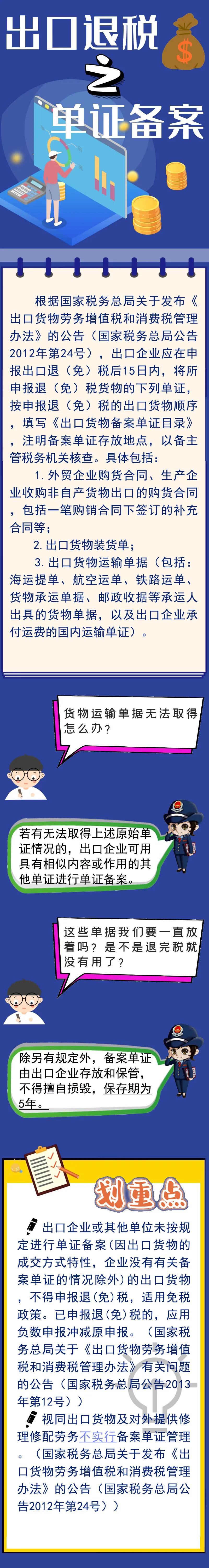 出口企業必看！出口退稅之單證備案