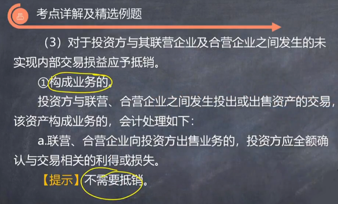 【微課】投出或出售的資產構成業務