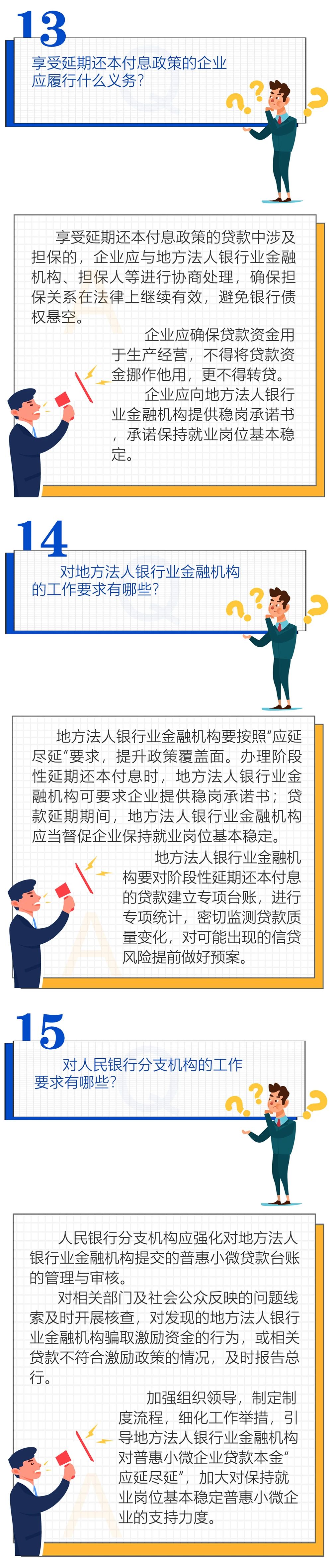 關于貸款階段性延期還本付息政策，您想問的這兒都有！