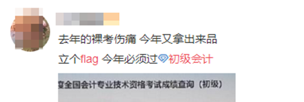 flag=打臉？你立的初級會計flag倒了嗎？