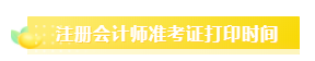 你知道天津2020年注冊會計師準考證打印時間嗎
