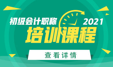 山東省2021年初級會計師培訓(xùn)班有什么課程？