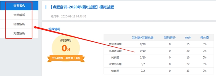 考前模擬！中級會計(jì)職稱考前點(diǎn)題密訓(xùn)班模擬試題已開通！