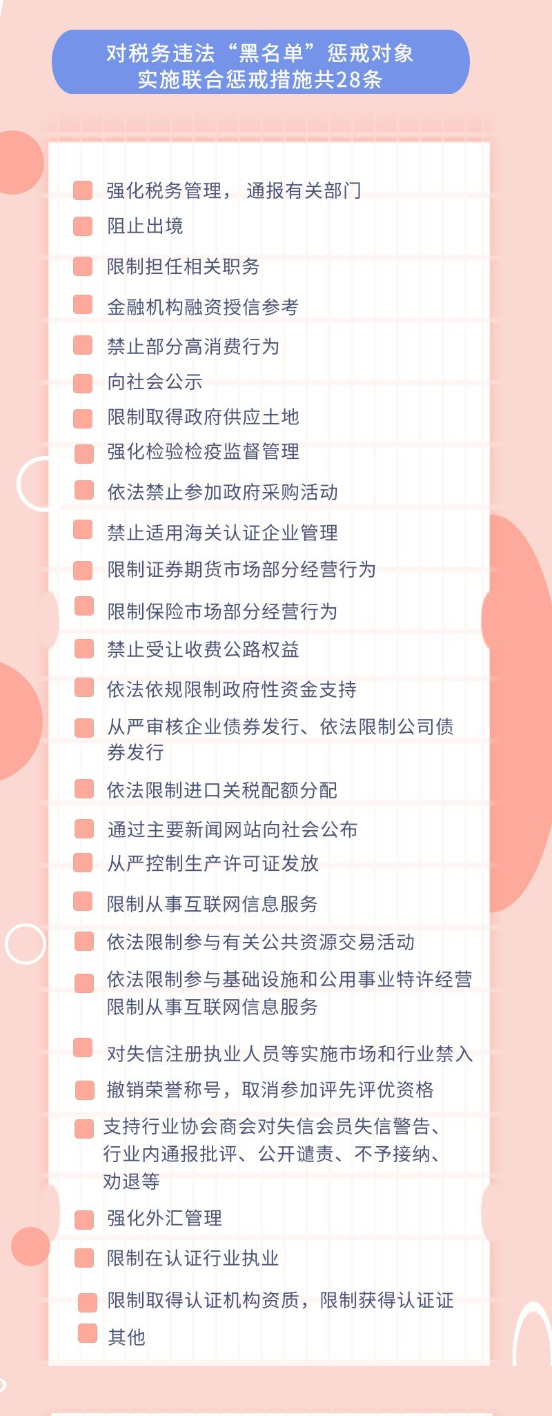 【長圖】關于稅收違法“黑名單”，你了解多少？