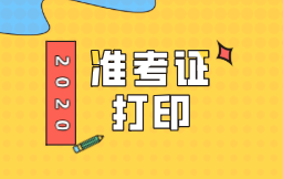 兵團2020年初級經濟師準考證打印時間：11月13日至11月20日