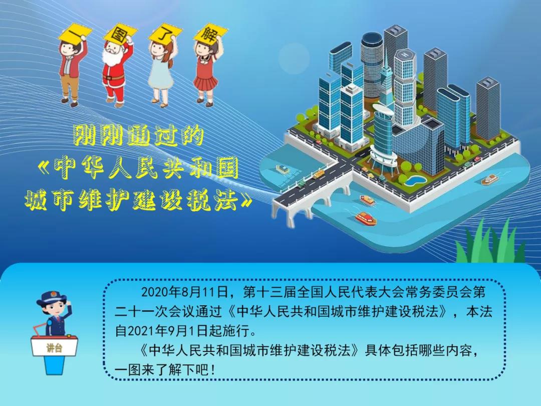 城市維護建設稅法有哪些要點？一圖速懂