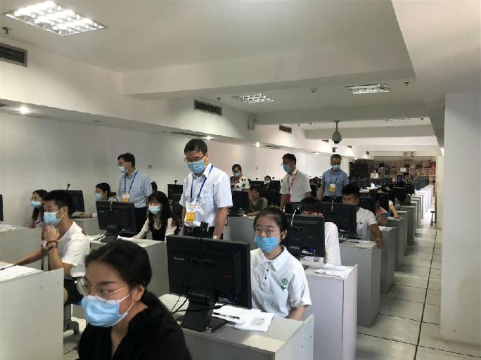 江西省財政廳二級巡視員程繼強巡視會計專業技術資格考試工作