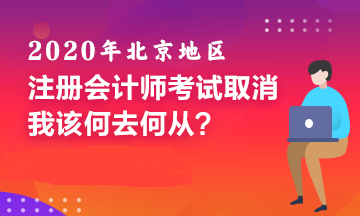 北京CPA考試取消！備考好幾個月的我該何去何從！