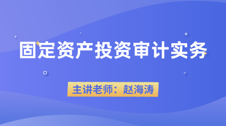 固定資產投資審計實務