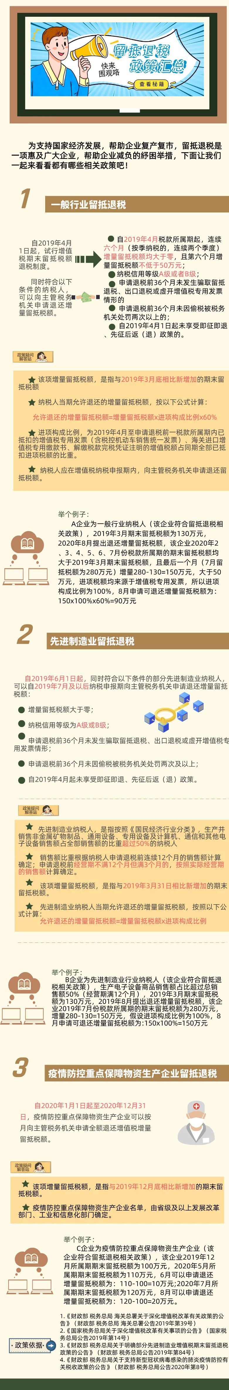 圍觀！留抵退稅政策匯總 看這一篇就夠了！
