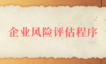 企業風險評估程序