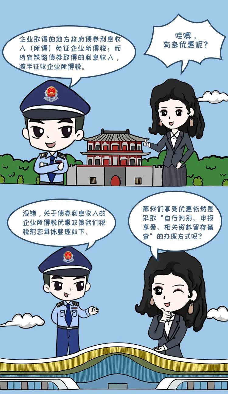 一圖了解債券利息收入企業所得稅優惠政策