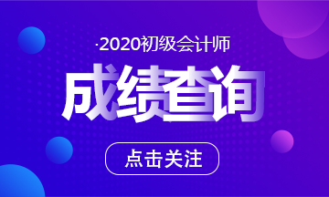 2020初級會計考試成績查詢入口是哪個？