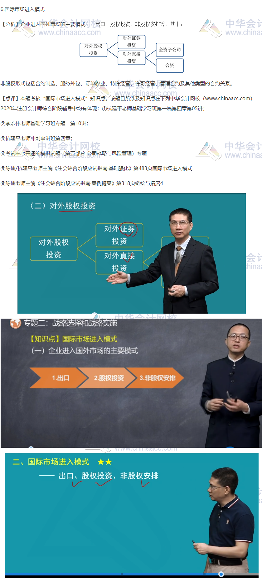 2020注會職業能力綜合測試（試卷二）考點總結（考生回憶版）