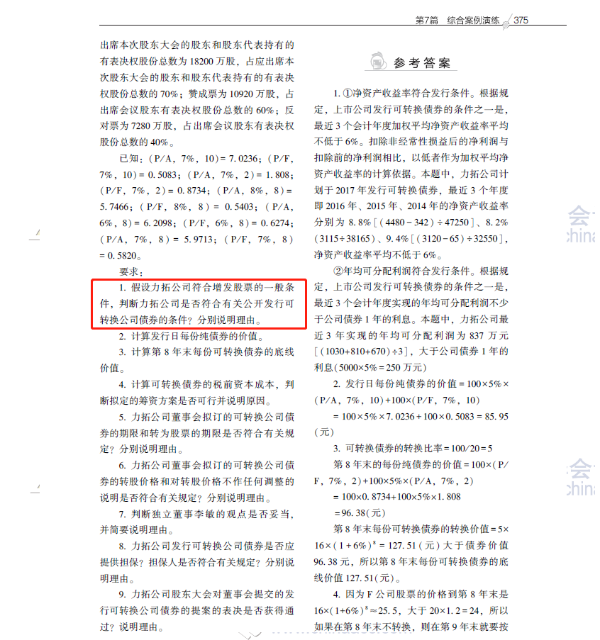 2020注會職業能力綜合測試（試卷二）考點總結（考生回憶版）