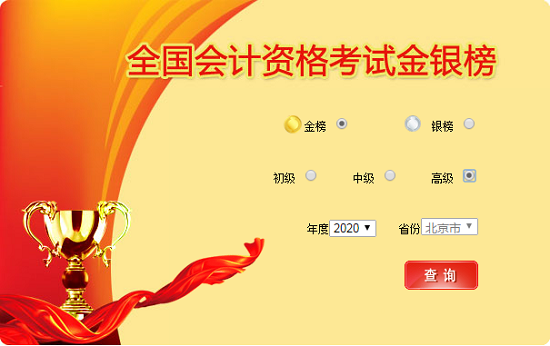 等到了！2020年高級會計師考試金銀榜公布！