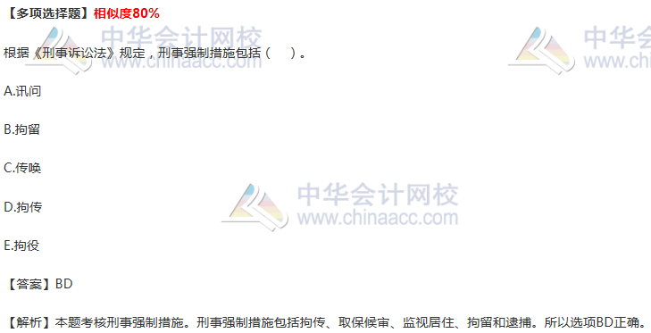 刑事強制措施