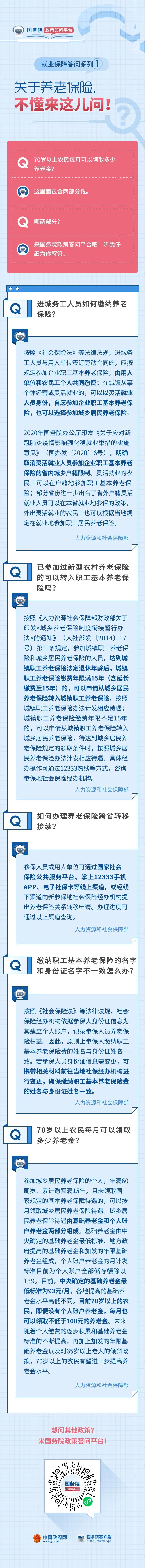 養老保險跨省轉移怎么辦理？70歲以上農民每月可領多少養老金？