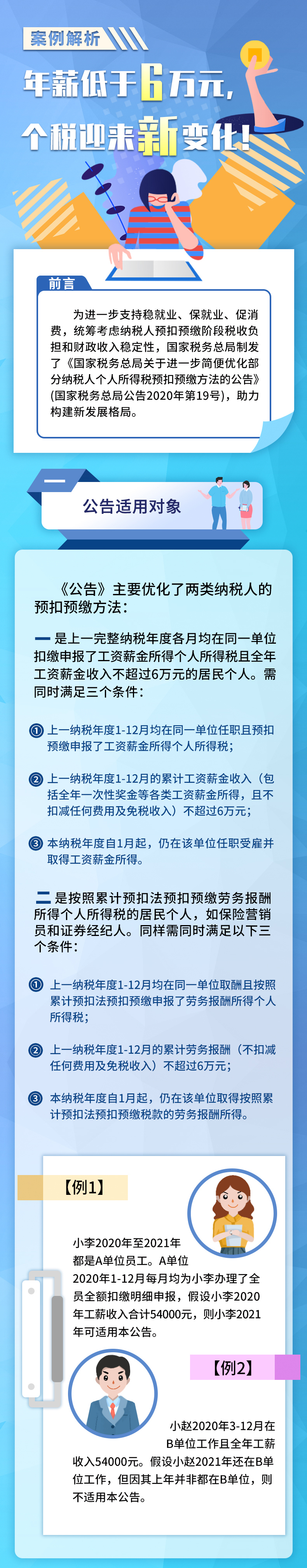 案例解析丨年薪低于6萬元，個稅迎來新變化！