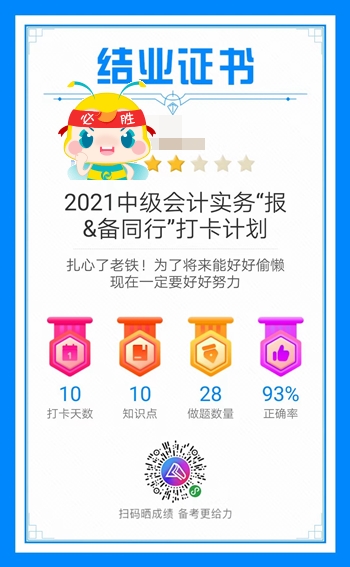 贏2021定制臺歷最后機會！中級打卡活動30日18點開始抽獎！