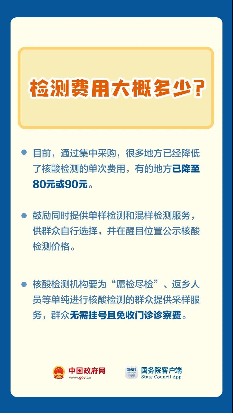 春節期間，關于核酸檢測，這些事情要知道！
