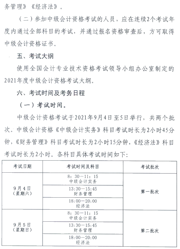 江西萍鄉2021年中級會計職稱報名簡章公布