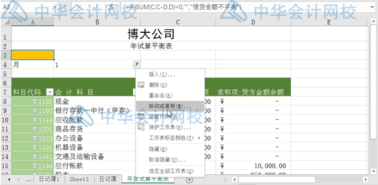 超簡(jiǎn)單，用Excel編制試算平衡表，會(huì)計(jì)都要會(huì)呀！