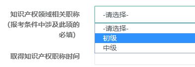 知識產權領域相關職稱