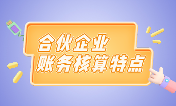 合伙企業賬務核算特點