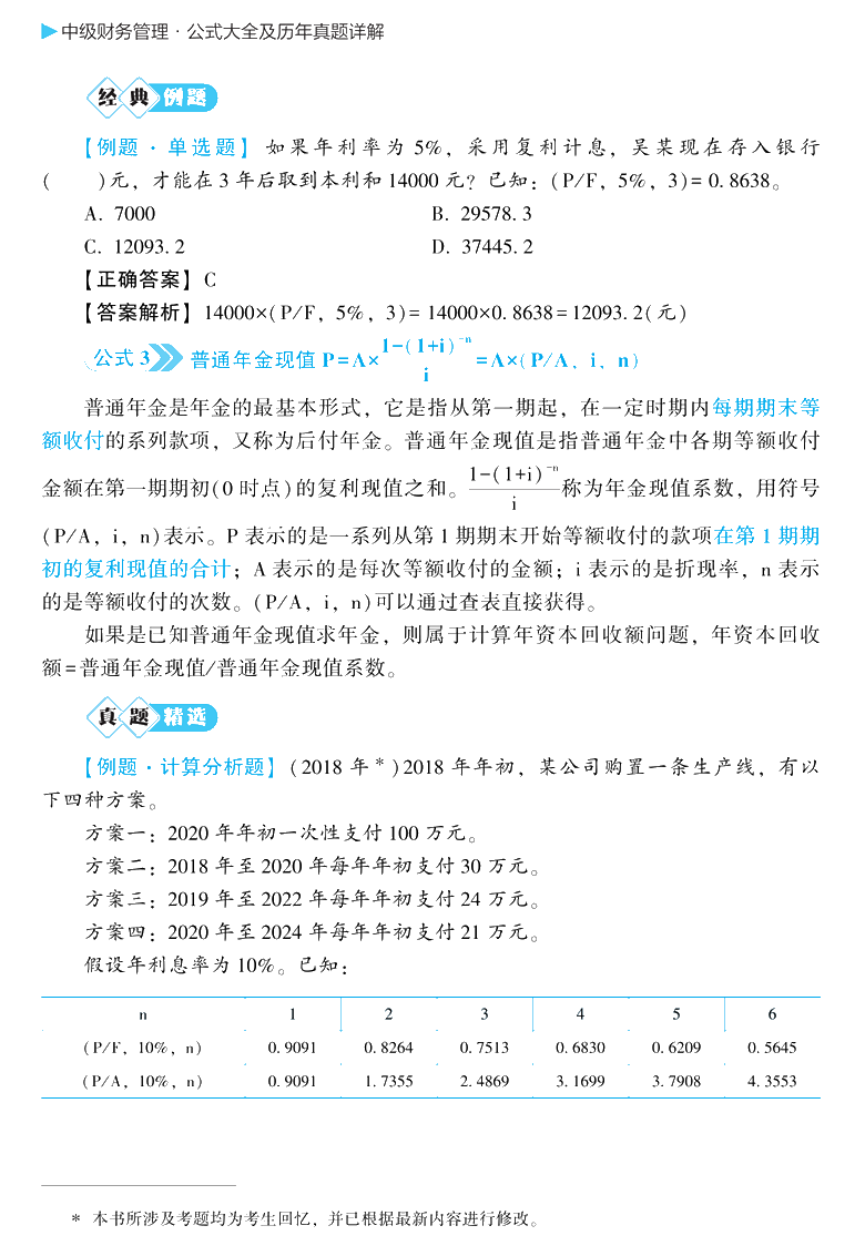 問：中級會計職稱財管公式記不住、記住不會用怎么辦？