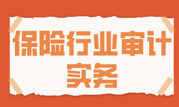 保險行業審計實務，你了解了嗎