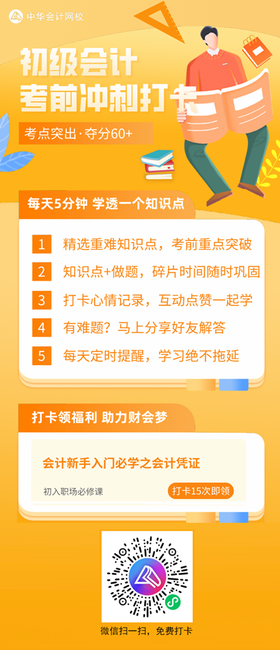 2021初級考前沖刺打卡計劃！每天5分鐘 學透一個知識點
