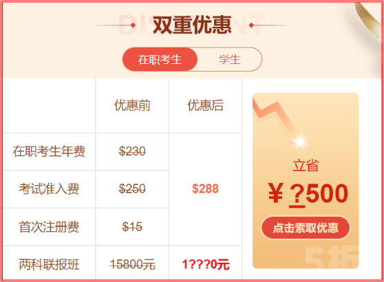 CMA雙重優惠