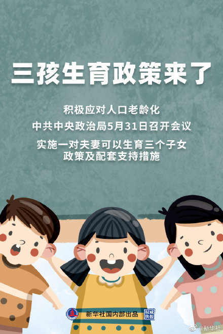 三孩生育政策來了！你怎么看開放三孩政策？