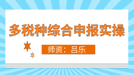多稅種合并申報(bào)政策解讀、新舊差異、操作流程 超全！