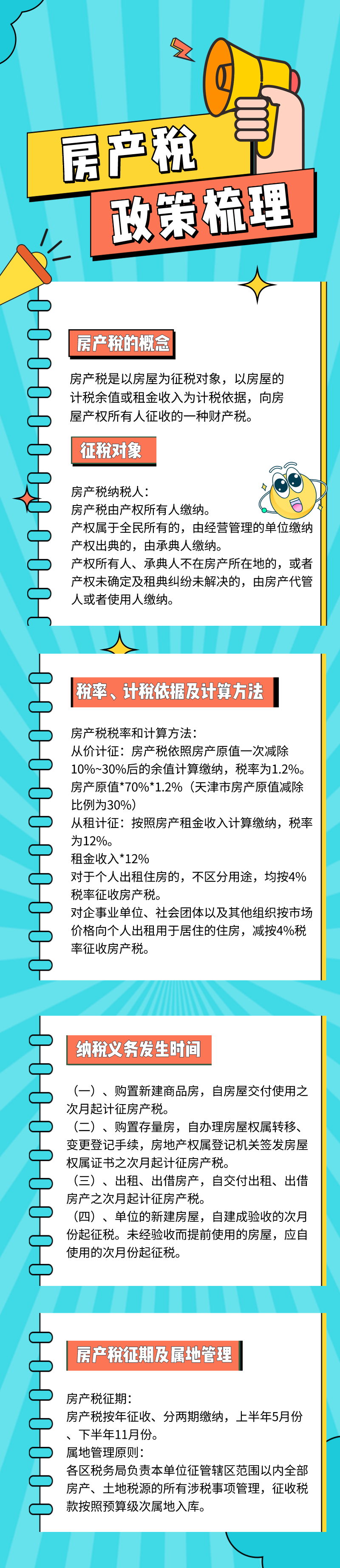 房產稅政策梳理，一圖知曉！