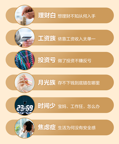 拒絕“窮忙族”！理財小白必備 1元5天進階理財大咖
