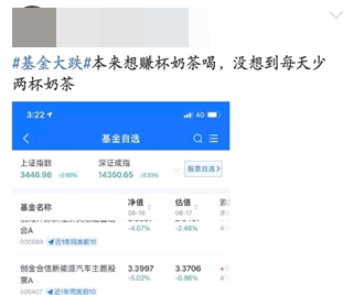 #基金大跌#買啥虧啥！今天的你“綠”了嗎？