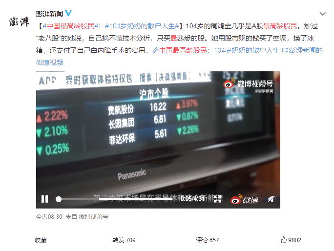 #中國(guó)最高齡股民#學(xué)投資理財(cái)更健康？