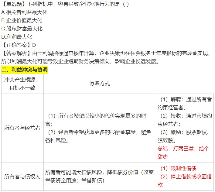 蔣雪韻老師總結：陪延考同學過中級財務管理 （第一章）