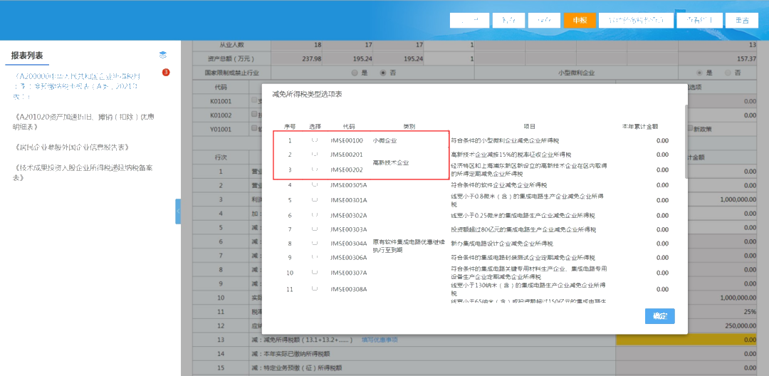 快看！高新技術企業特區內外所得稅額減免事項這樣填報！