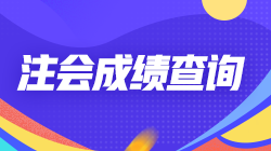 西藏2021年注會成績查詢入口已開通！火速查分>