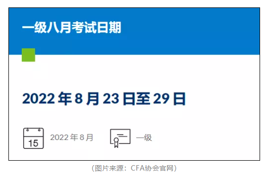 CFA協會官宣：2022年8月CFA新增報名入口已開啟！