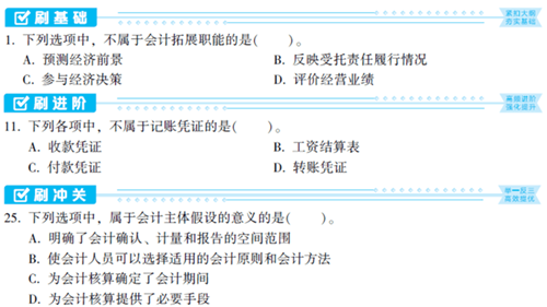刷題為什么要用初級會計《必刷550題》？