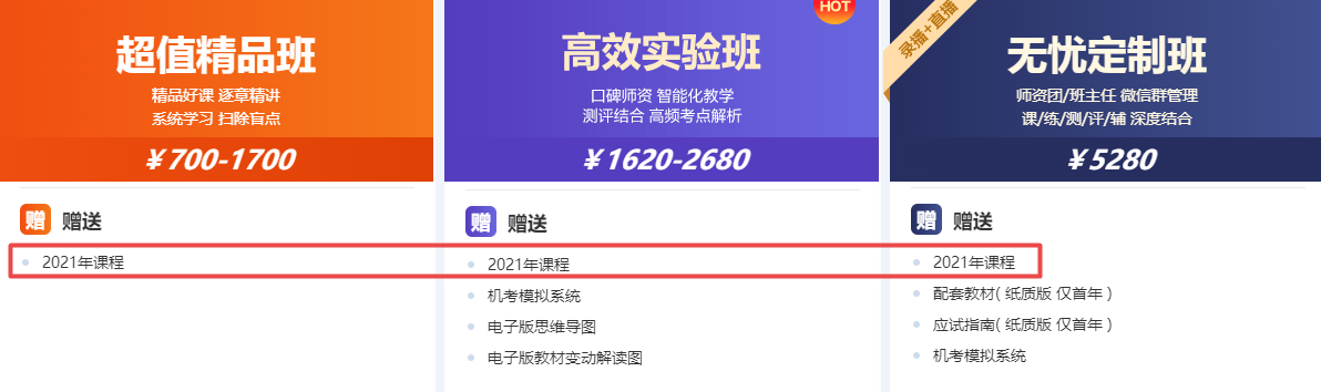 中級經濟師課程贈送