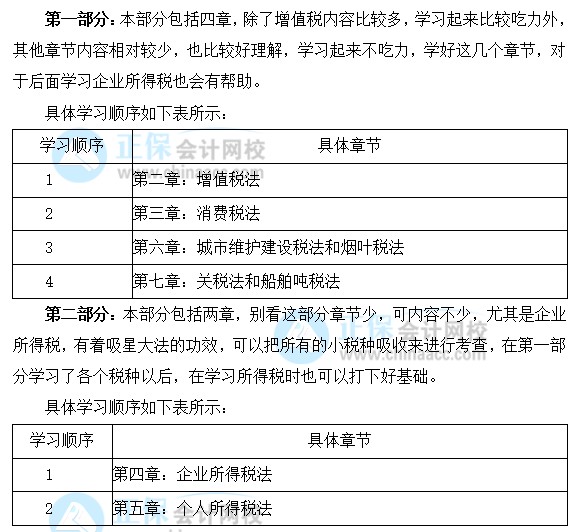2022年注會《稅法》基礎(chǔ)階段學(xué)習(xí)計劃