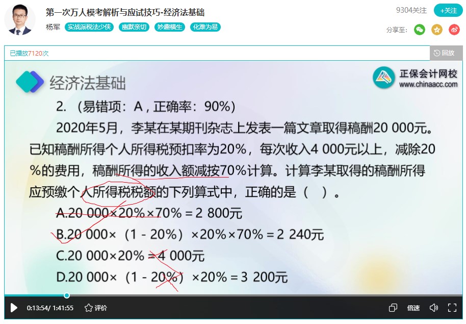 模考成績(jī)不理想？初級(jí)會(huì)計(jì)萬(wàn)人模考是不是偏難呢？